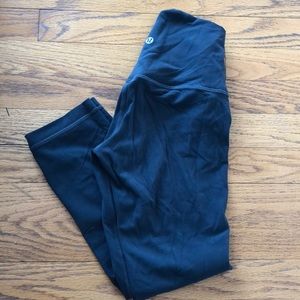 LULULEMON ALIGN CROPPED 21” GRAPHITE GREY LEGGINGS